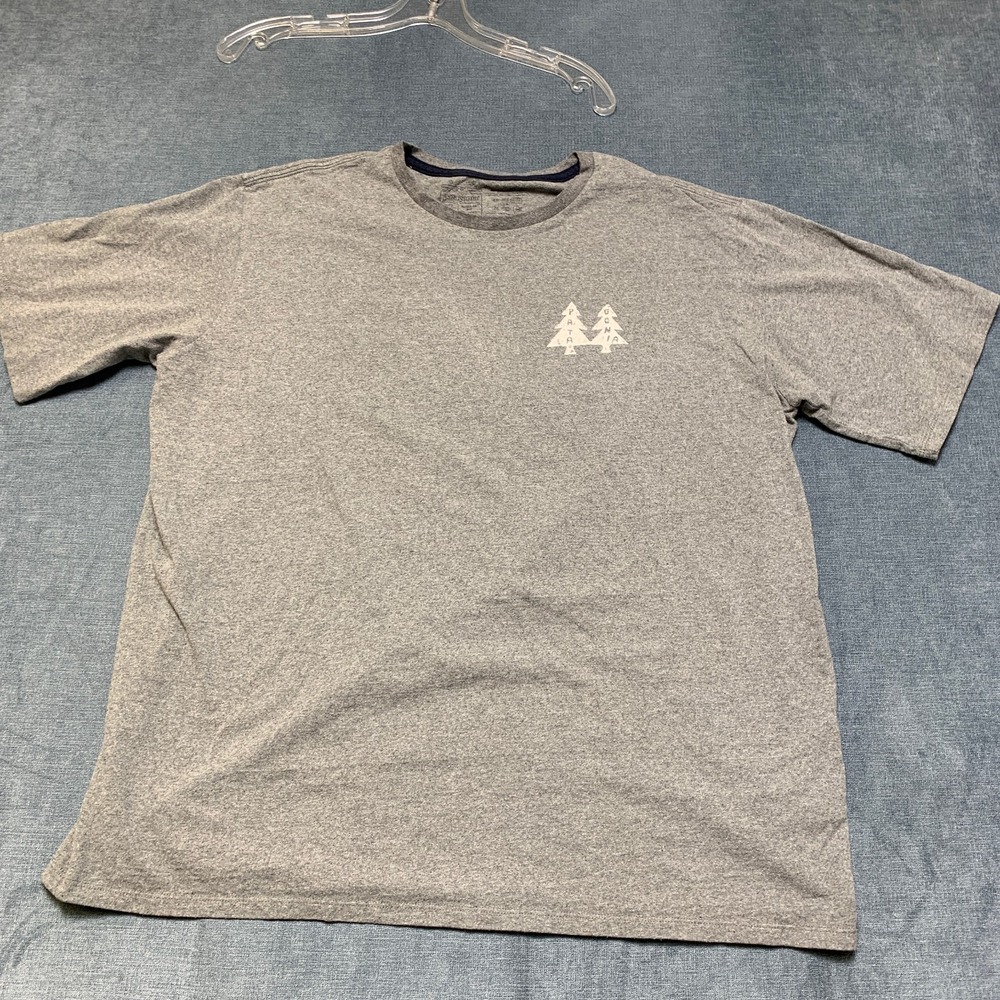 Gray Men’s Short-Sleeve Graphic Crewneck Shirt
